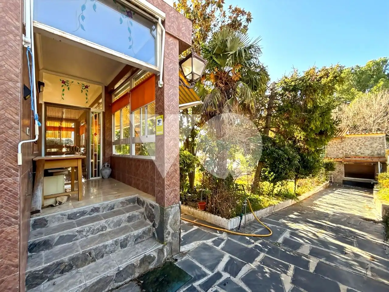 Vista exterior de Casa o chalet en venta en Ribatejada con Jardín privado, Terraza y Piscina