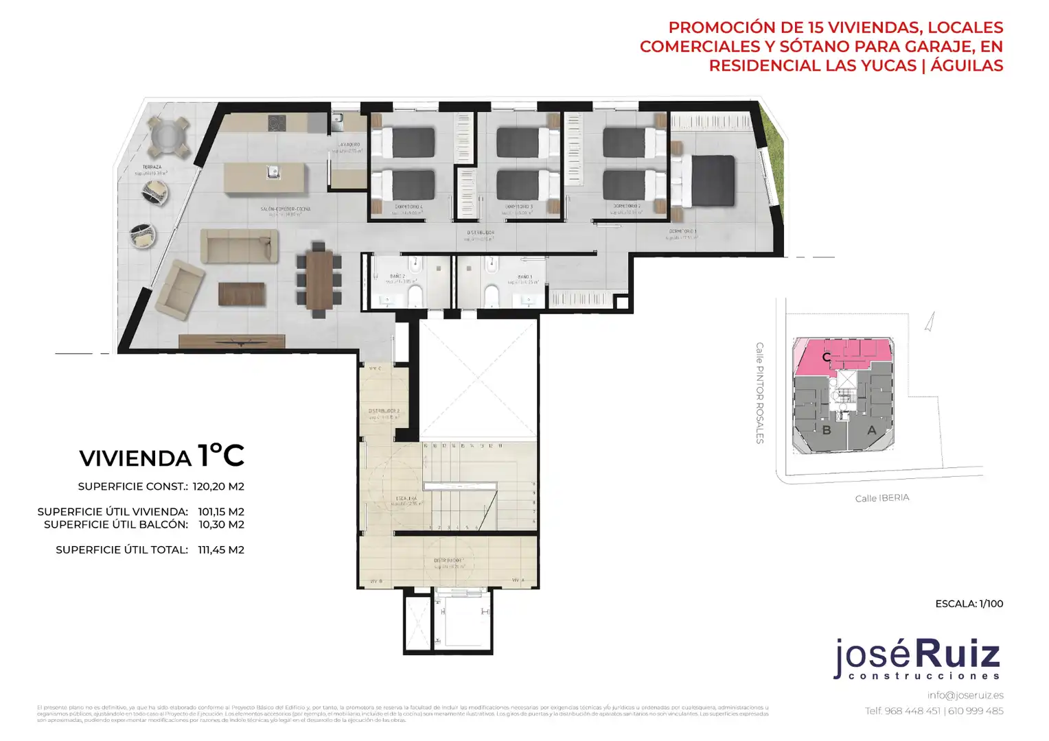 Piso en venta en Plaza Gutiérrez Mellado, 6, Las Lomas - Las Yucas