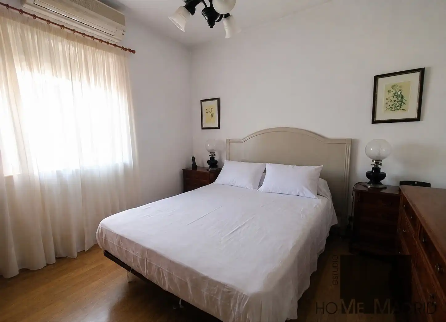 Bedroom of Flat for sale in Madrid  with Air Conditioner and Terrace