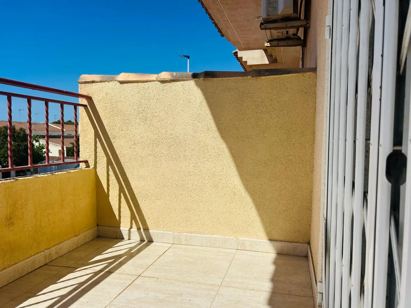 Terrasse von Einfamilien-Reihenhaus zum Verkauf in San Javier mit Klimaanlage, Terrasse und Möbliert
