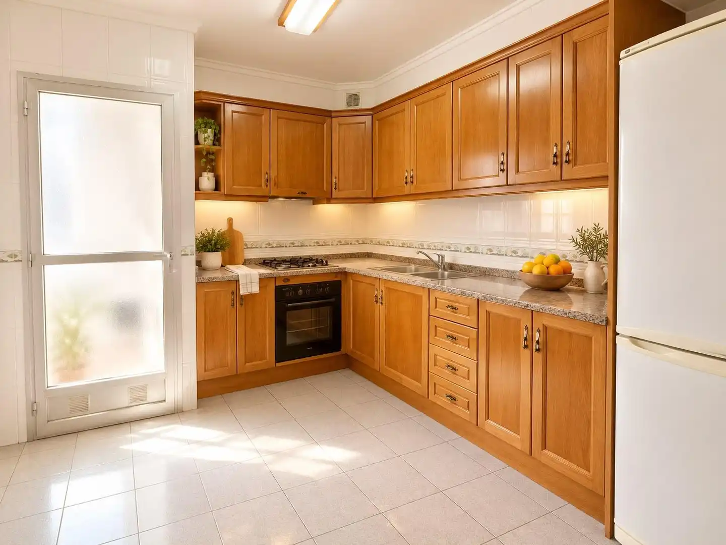 Cocina de Piso en venta en Sagunto / Sagunt con Aire acondicionado y Balcón