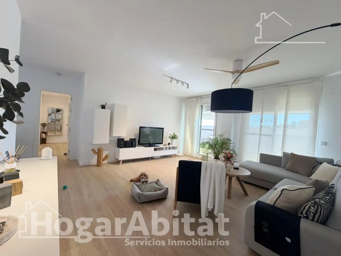 Living room of Attic for sale in Chiva  with Air Conditioner and Terrace