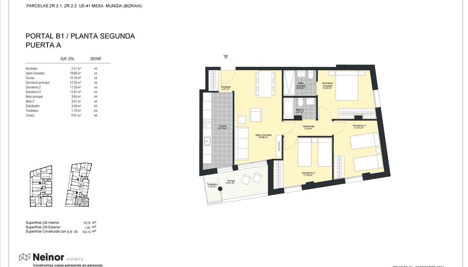 Photo 1 from new construction home in Flat for sale in   Calle Lauxeta Olerkari, Mungia, Bizkaia