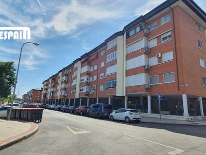 Exterior view of Flat for sale in  Madrid Capital  with Air Conditioner and Terrace