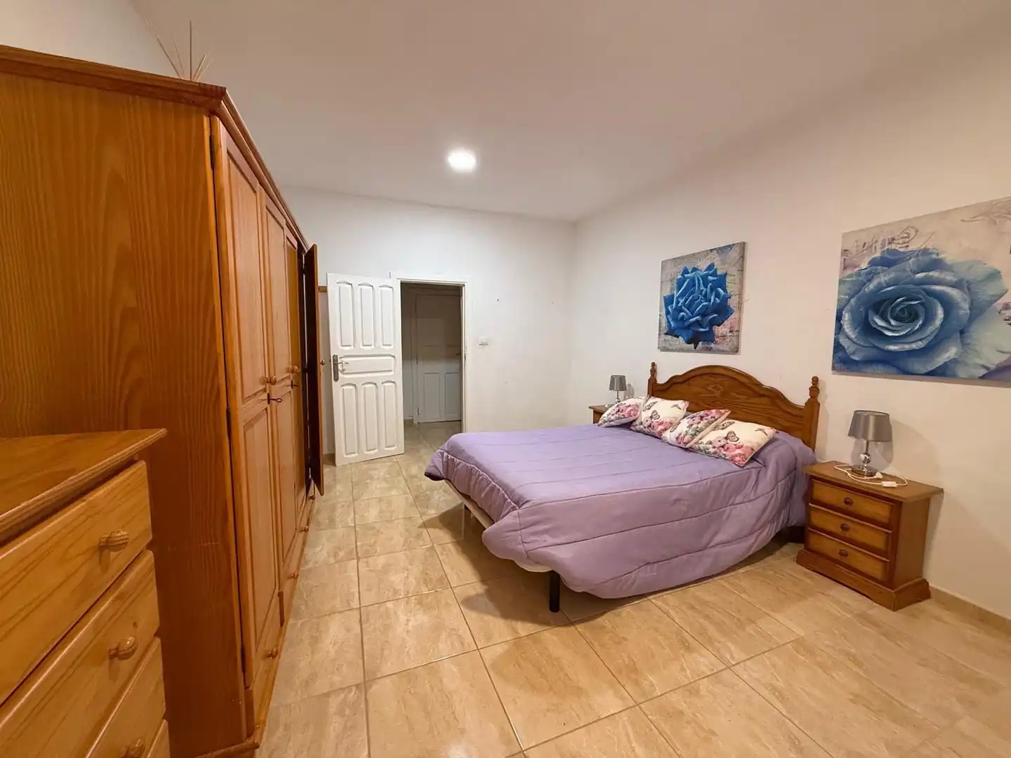 Bedroom of Flat for rent in Granadilla de Abona  with Air Conditioner, Heating and Furnished