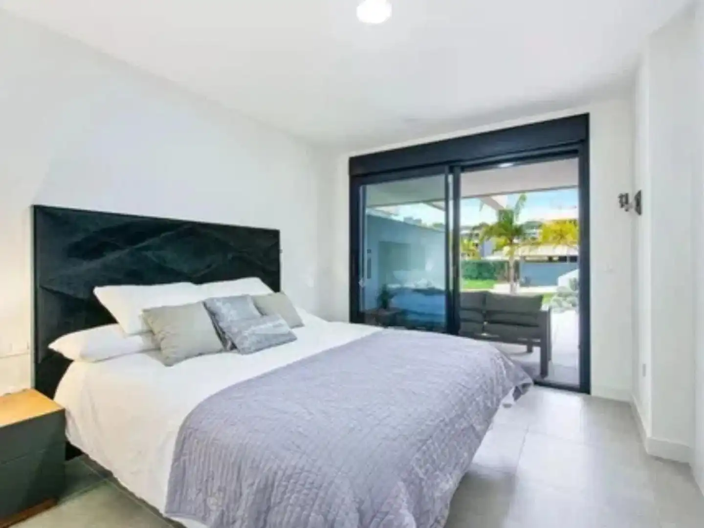 Bedroom of Apartments for rent in Estepona  with Air Conditioner, Heating and Sauna