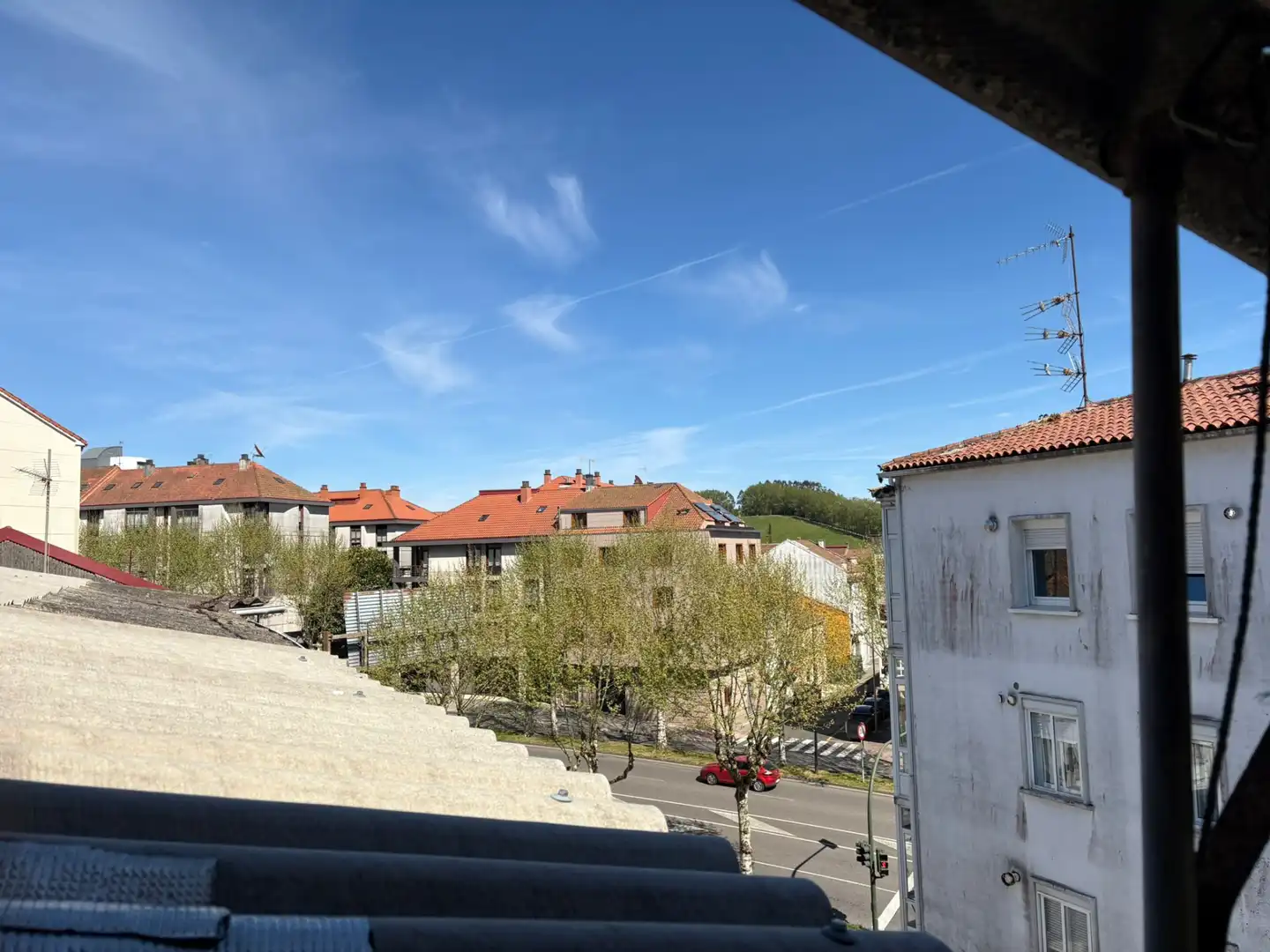 Vista exterior de Ático en venta en Santiago de Compostela  con Terraza y Balcón
