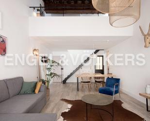 Living room of Duplex to rent in  Valencia Capital  with Air Conditioner, Terrace and Balcony