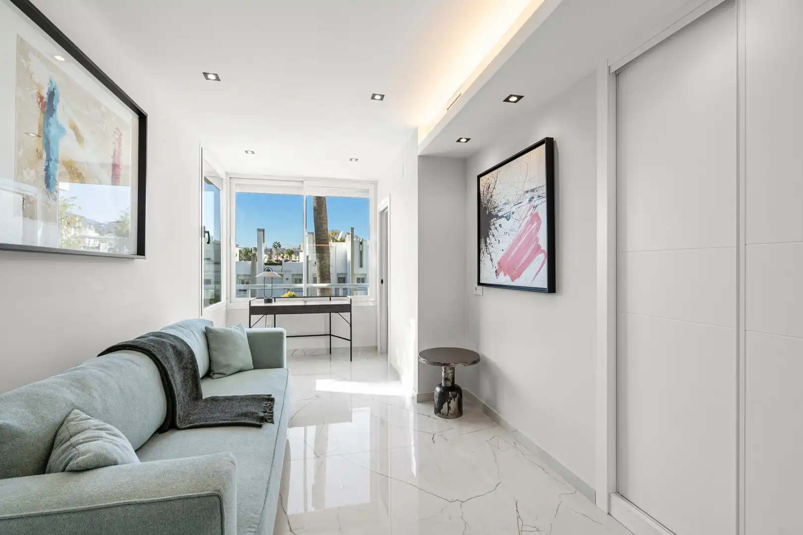 Sala de estar de Apartamento en venta en Marbella con Aire acondicionado, Terraza y Trastero