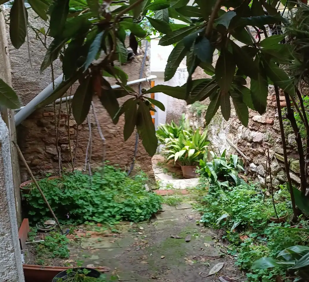 Jardí de Casa o xalet en venda en Sabiñán amb Jardí privat, Terrassa i Moblat