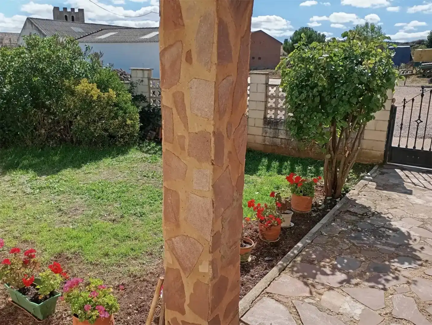 Jardí de Casa o xalet en venda en Herrera de Pisuerga amb Jardí privat, Moblat i Forn