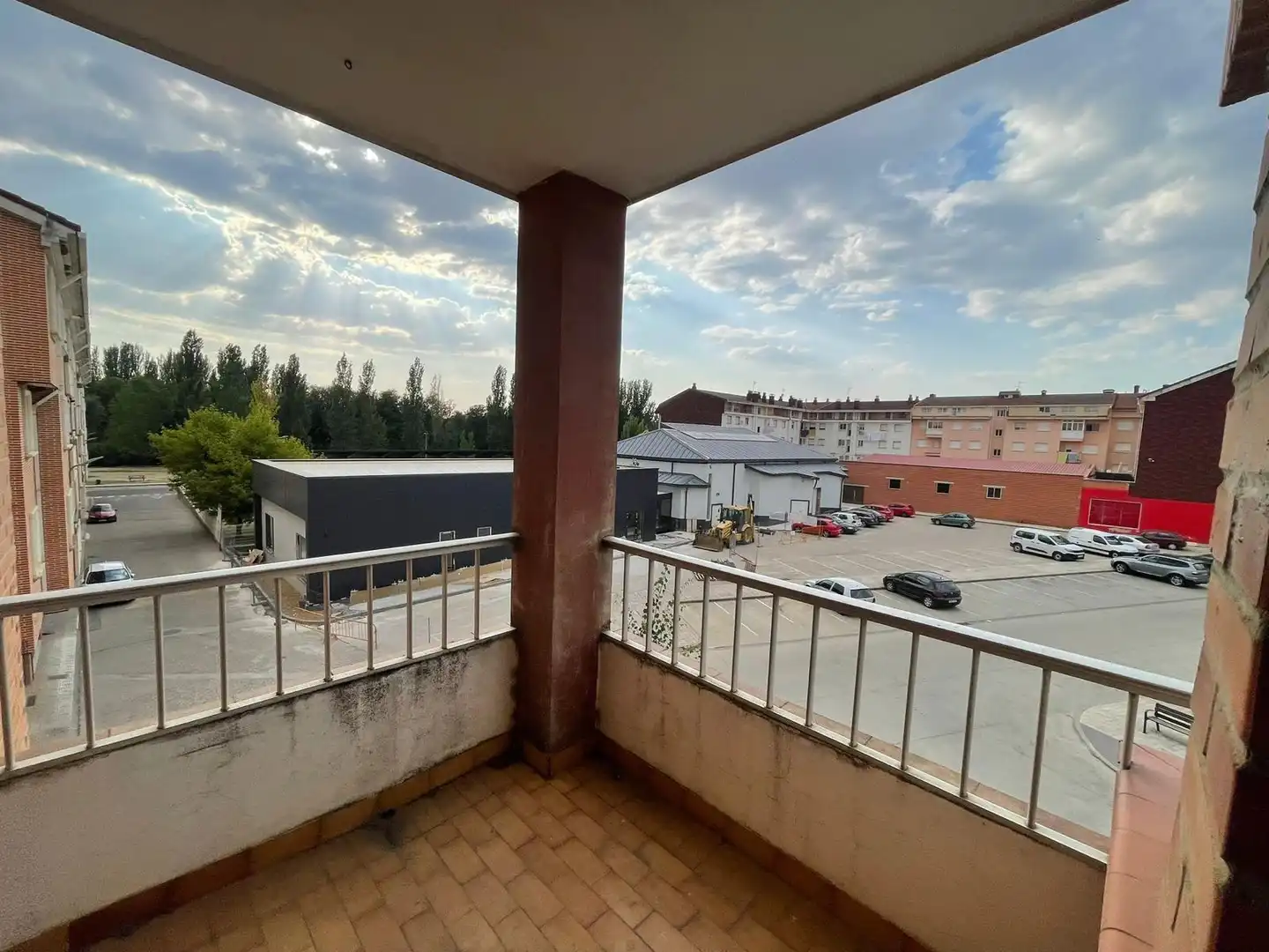 Parking of Flat for sale in Saldaña  with Heating, Terrace and Furnished