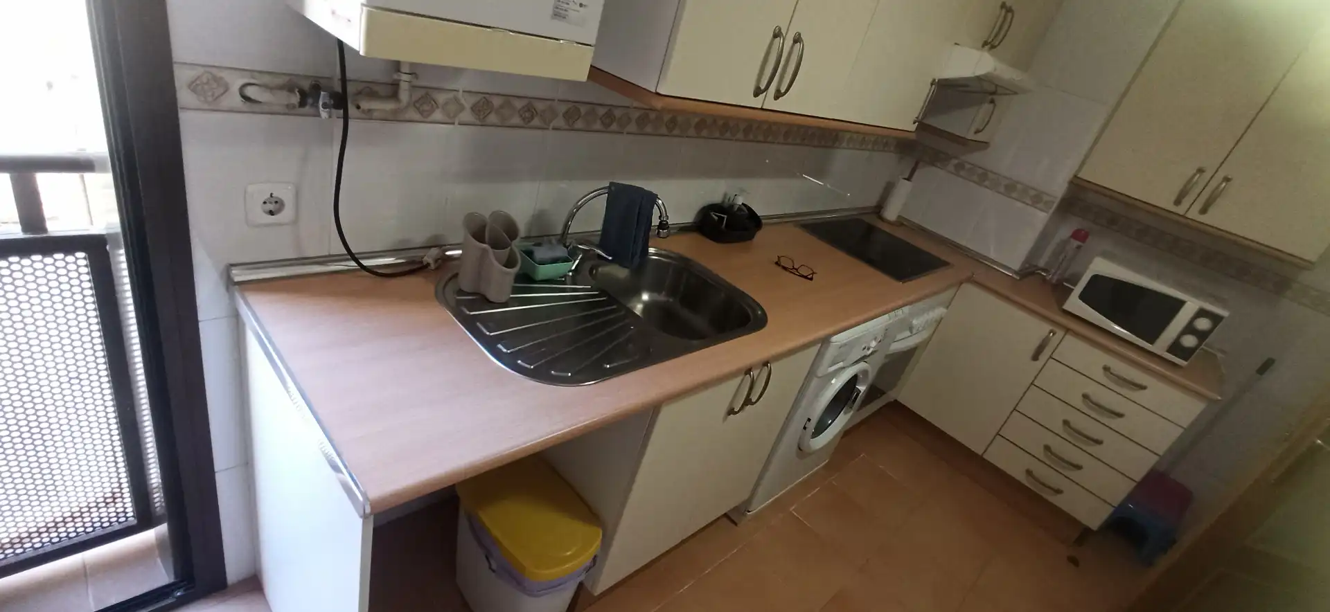 Kitchen of Flat for sale in Alcázar de San Juan  with Air Conditioner, Heating and Terrace
