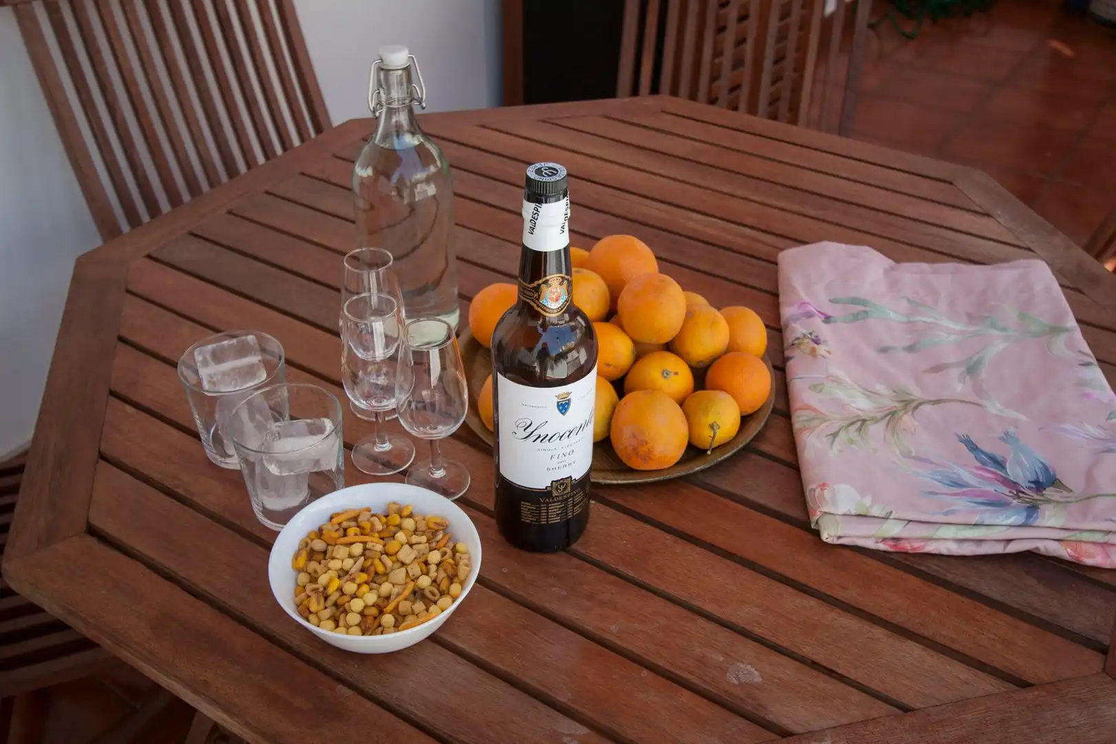 Garden of Flat for rent in Sevilla  with Air Conditioner, Heating and Furnished