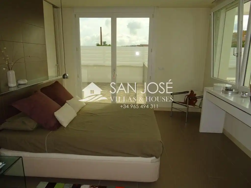 Bedroom of Houses for sale in Aspe  with Air Conditioner, Heating and Private garden