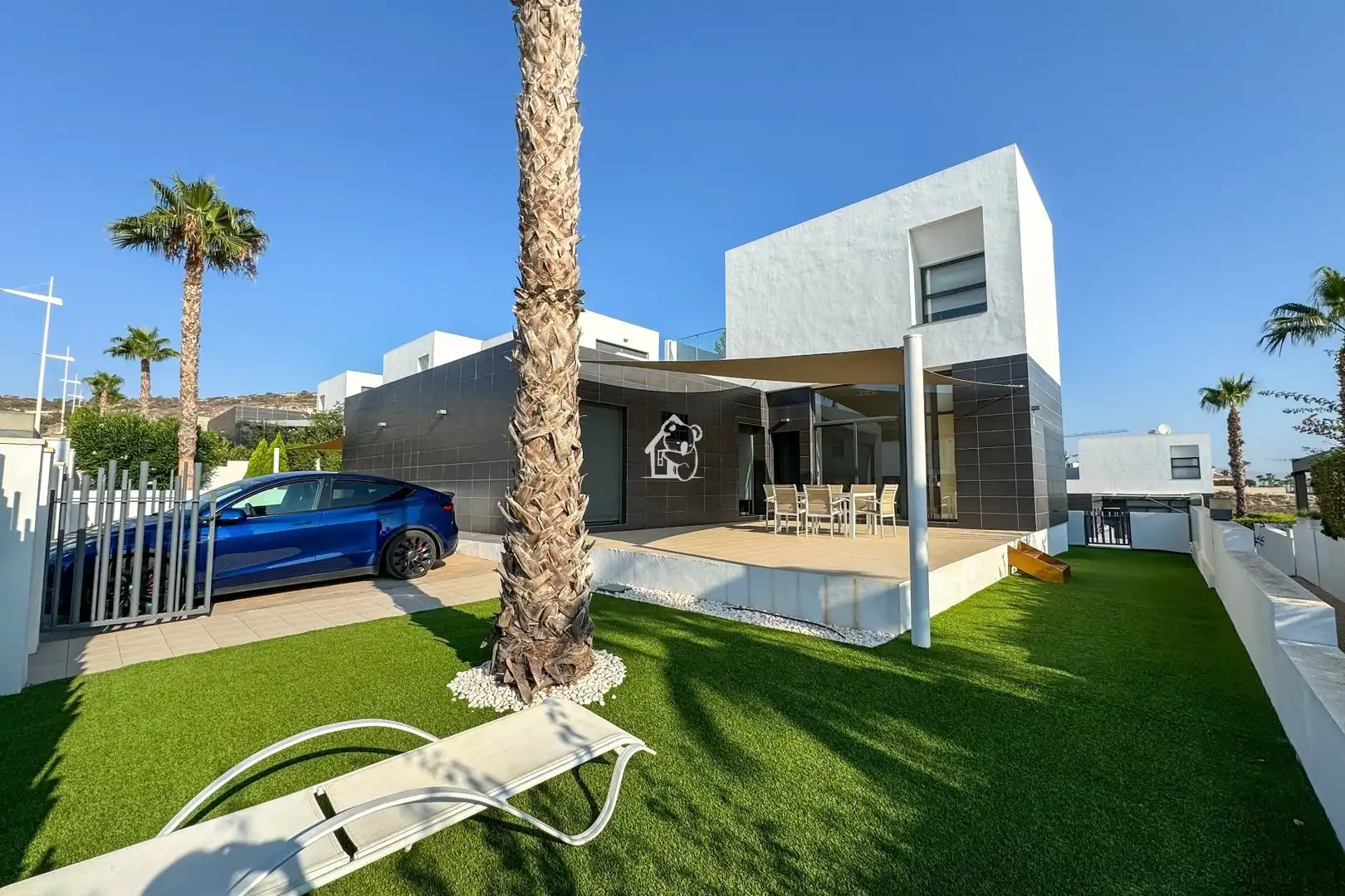 Vista exterior de Casa o xalet de lloguer en Algorfa amb Jardí privat, Terrassa i Traster