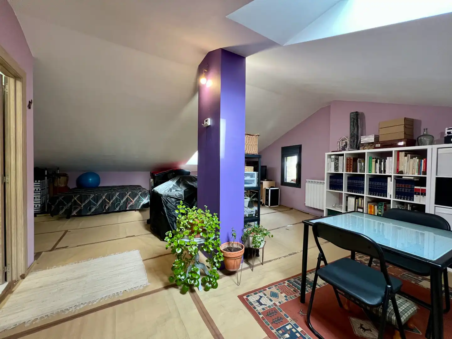 Sala de estar de Casa o chalet en venta en Ayerbe con Calefacción, Terraza y Amueblado