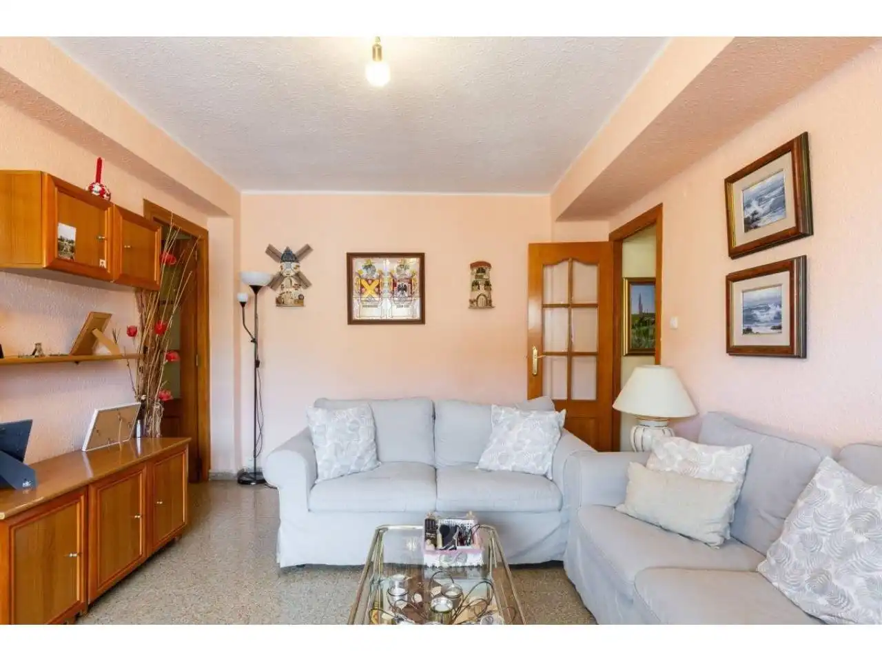 Sala de estar de Piso en venta en Málaga con Terraza
