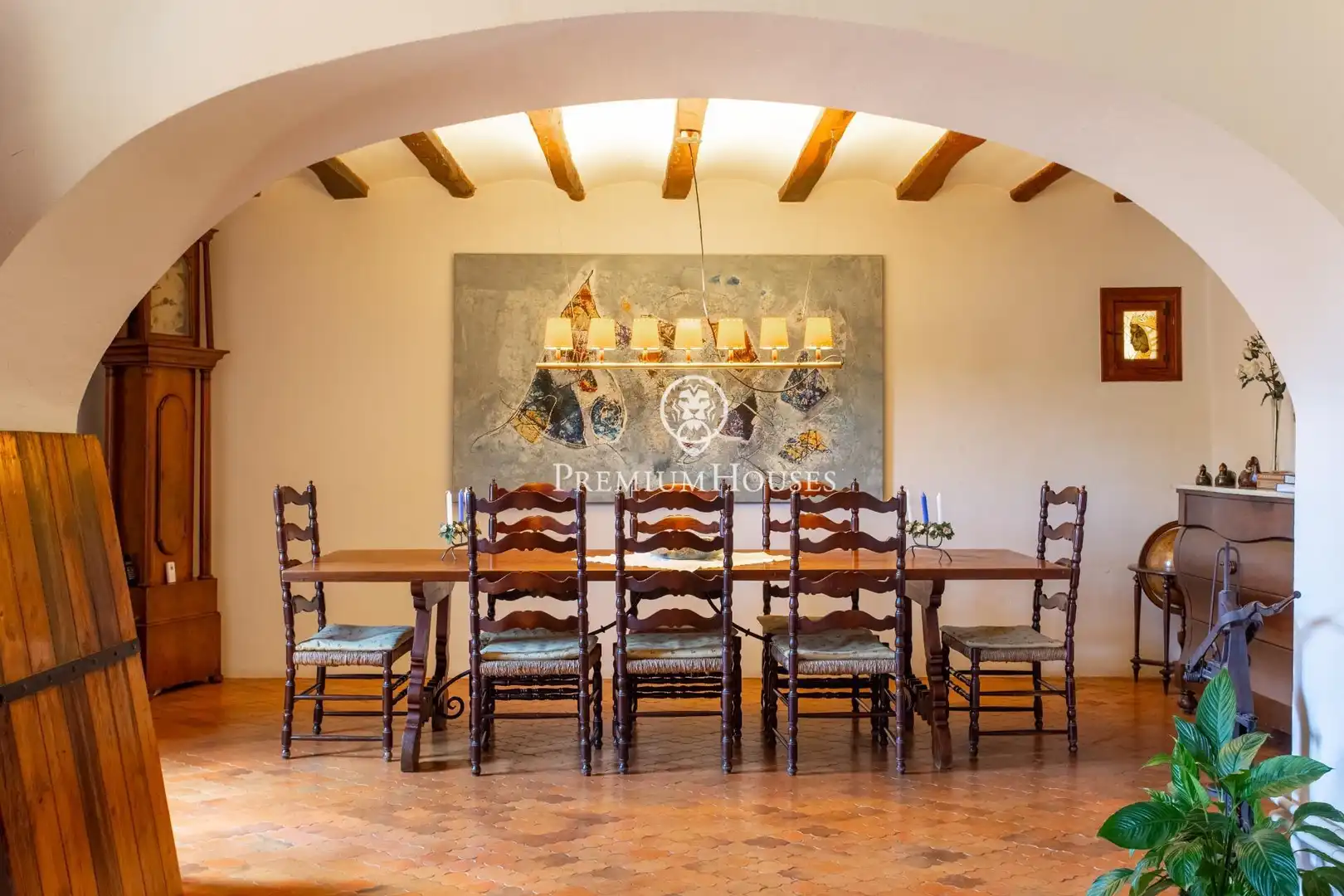 Comedor de Finca rústica en venta en Arenys de Munt con Aire acondicionado, Calefacción y Jardín privado