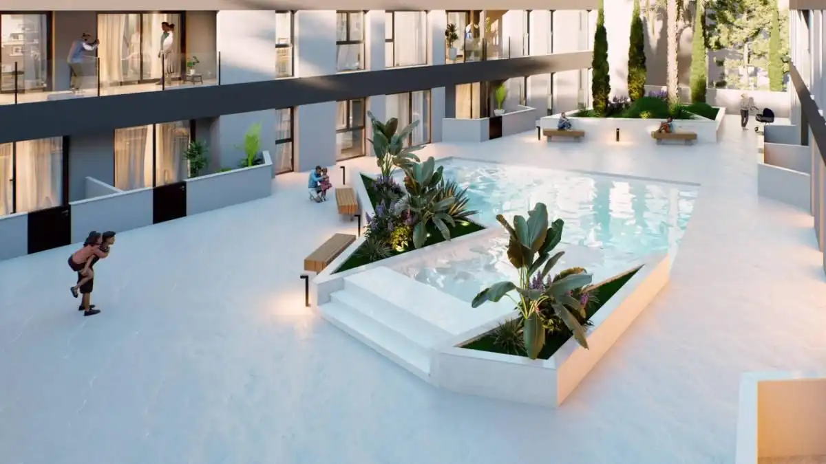 Terraza de Apartamento en venta en San Pedro del Pinatar con Jardín privado, Terraza y Piscina comunitaria