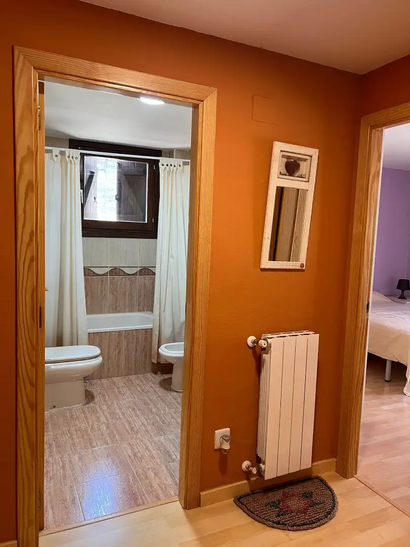 Bathroom of Flat for sale in Biescas  with Heating, Parquet flooring and Furnished