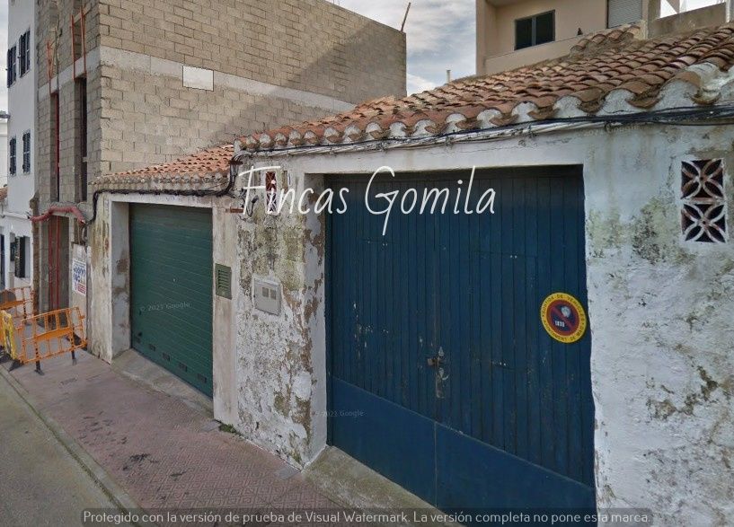 Vista exterior de Garatge en venda en Maó