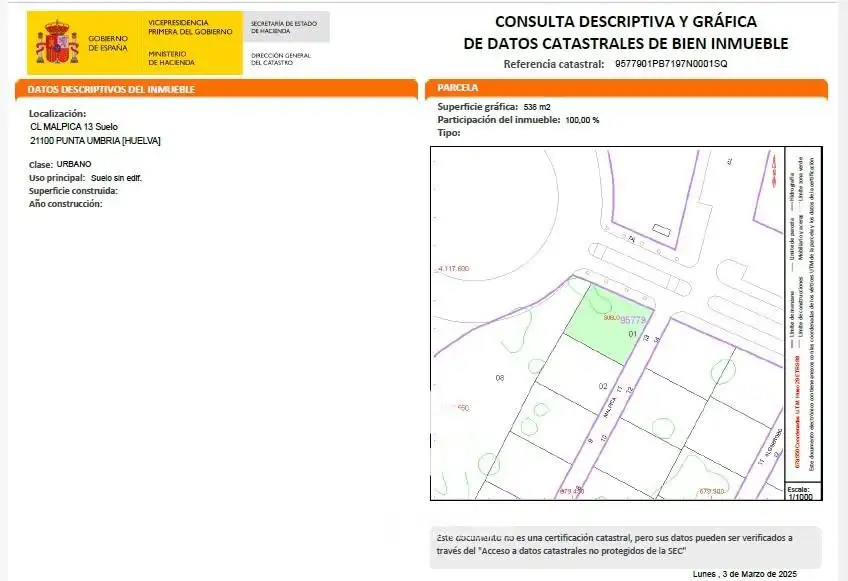 Residencial en venda en Punta Umbría