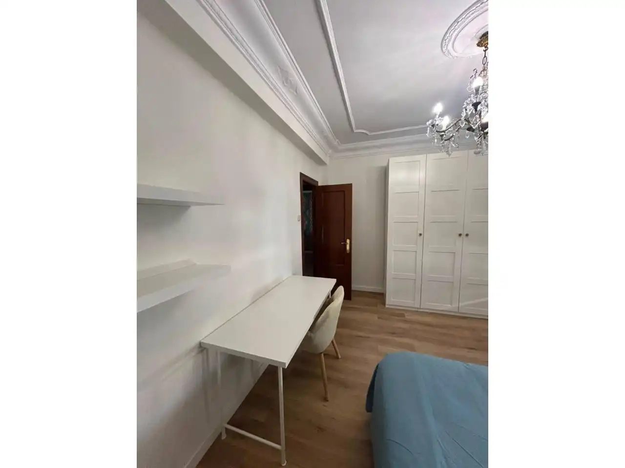 Bedroom of Flat for rent in Valencia  with Air Conditioner, Parquet flooring and Storage room