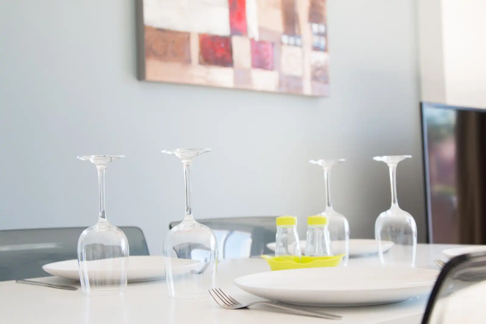 Comedor de Apartamento en venta en Manilva con Aire acondicionado, Terraza y Piscina