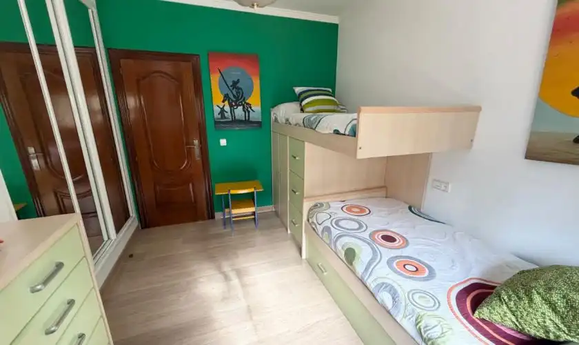 Schlafzimmer von Haus oder Chalet zum Verkauf in Carboneras mit Klimaanlage, Heizung und Privatgarten