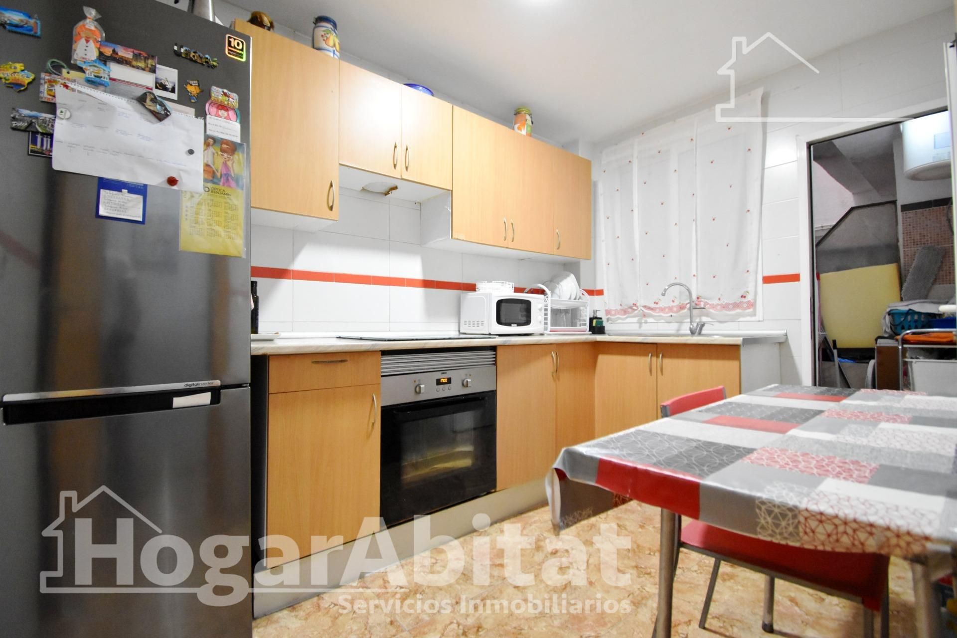Kitchen of Flat for sale in Oliva  with Air Conditioner, Heating and Terrace