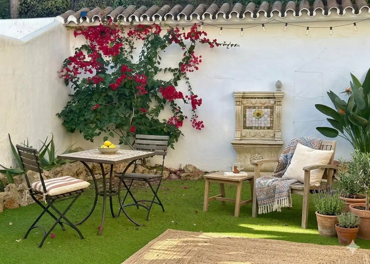 Terrassa de Casa adosada en venda en Marbella amb Aire condicionat, Jardí privat i Terrassa