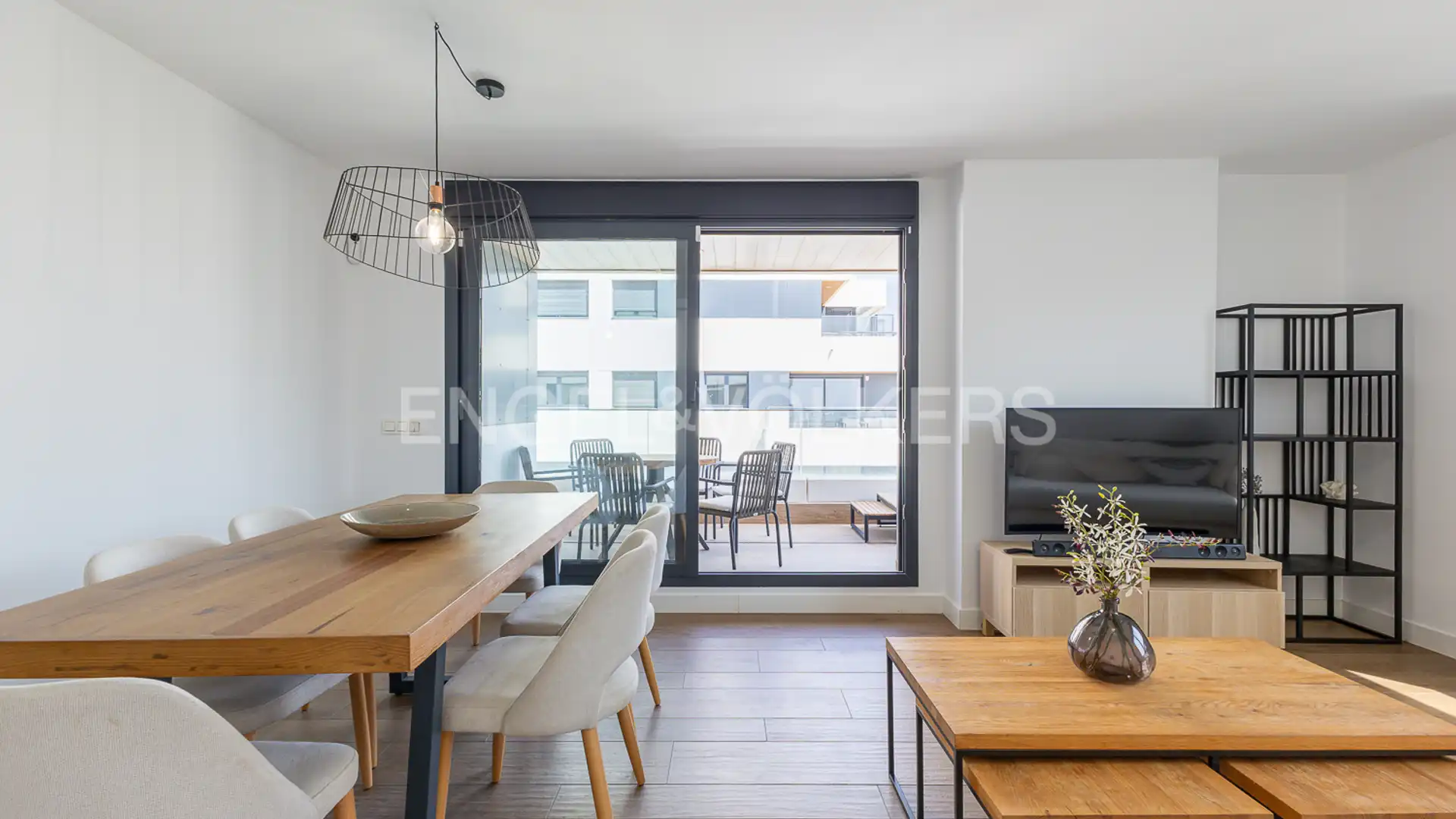Sala de estar de Piso de alquiler en  Valencia Capital con Aire acondicionado, Calefacción y Terraza