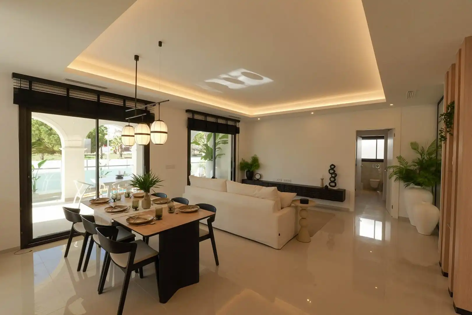Sala d'estar de Casa o xalet en venda en Rojales amb Aire condicionat, Jardí privat i Terrassa