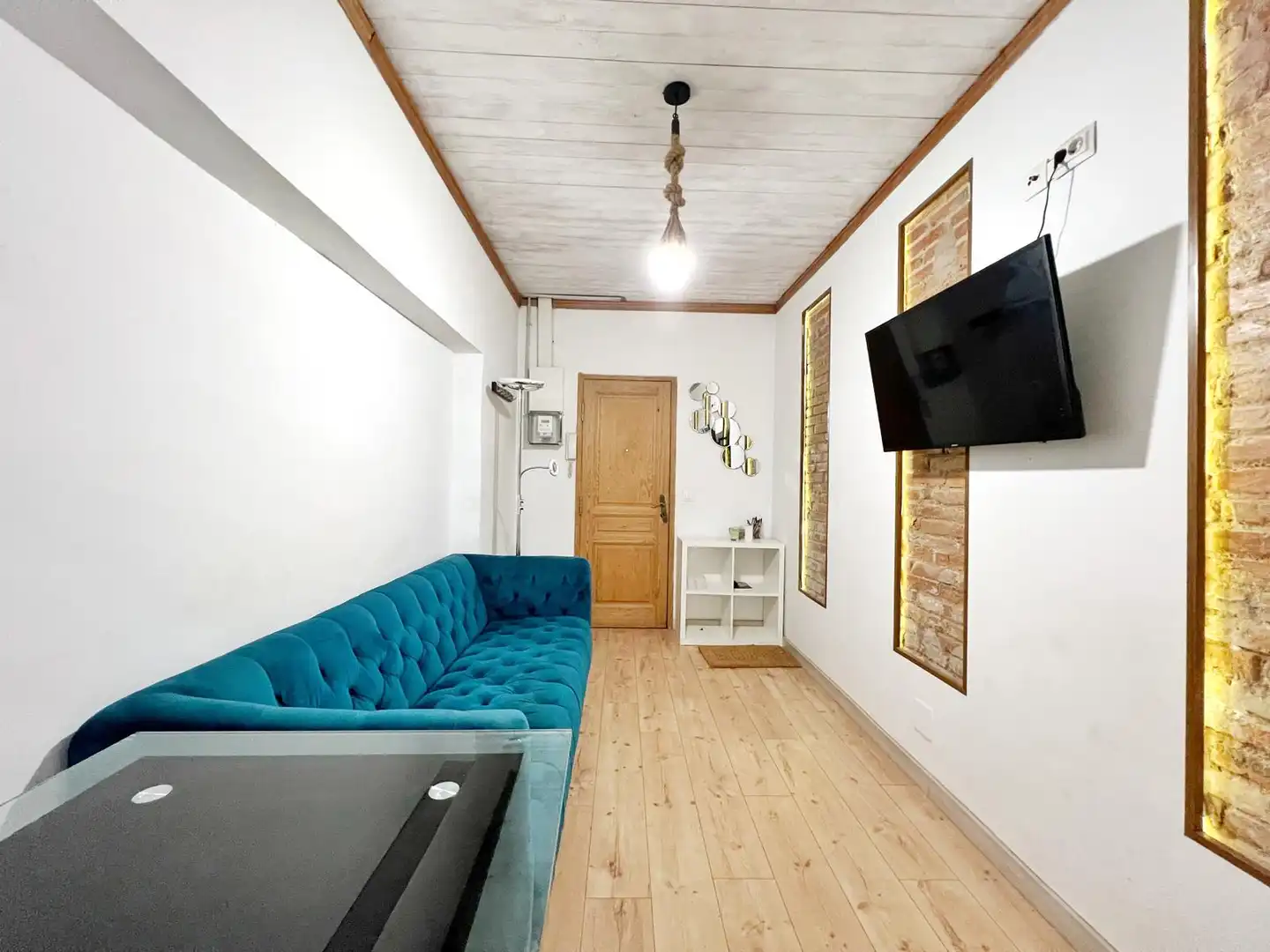 Sala de estar de Piso en venta en Barcelona con Aire acondicionado, Calefacción y Amueblado