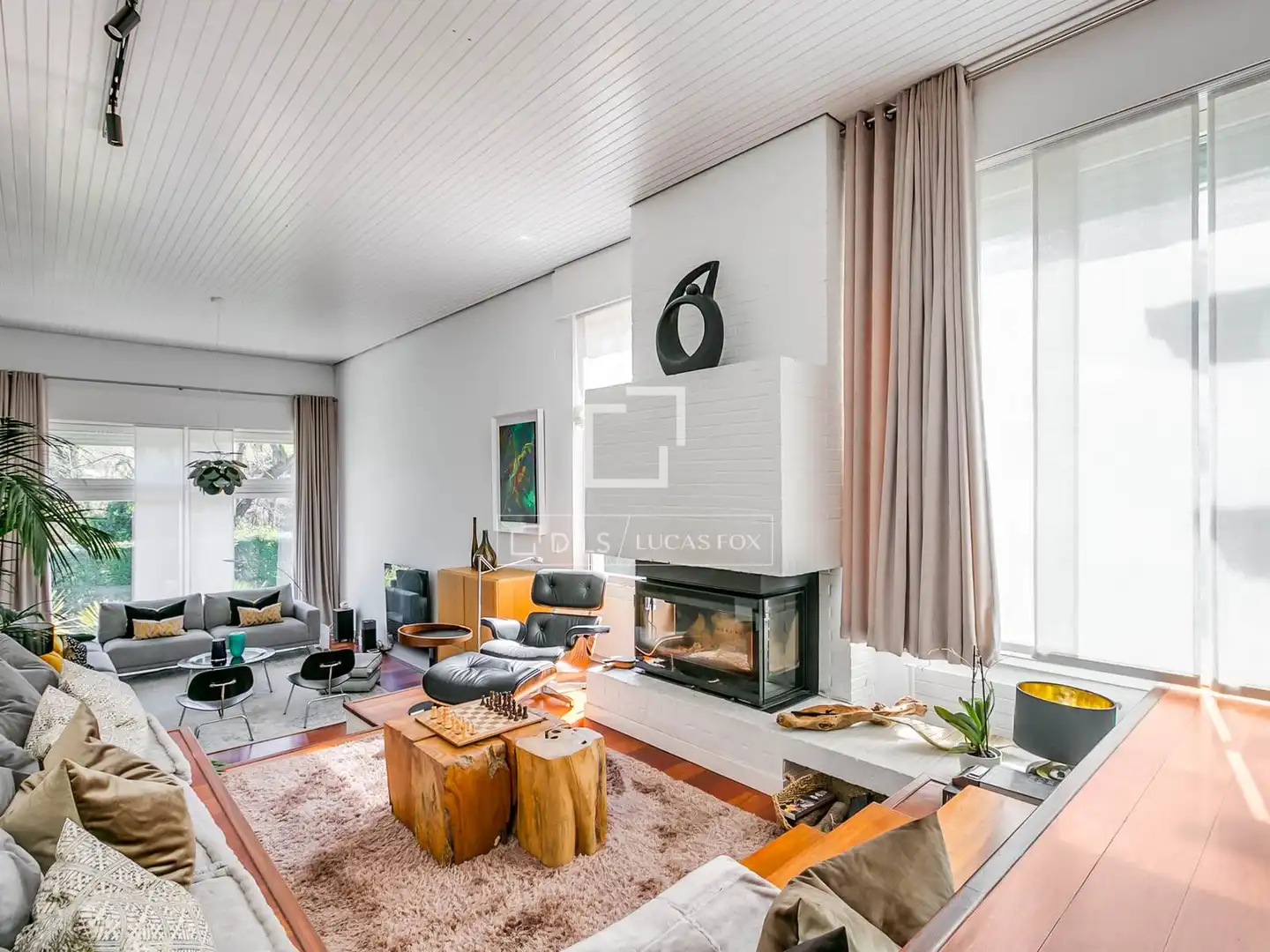 Sala de estar de Casa o chalet en venta en Algete con Aire acondicionado, Jardín privado y Parquet