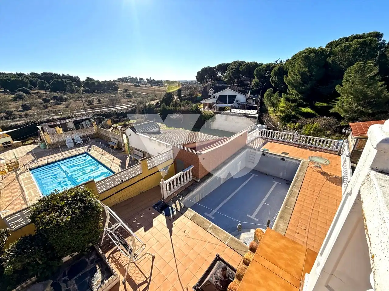 Piscina de Casa o chalet en venta en Ribatejada con Jardín privado, Terraza y Piscina