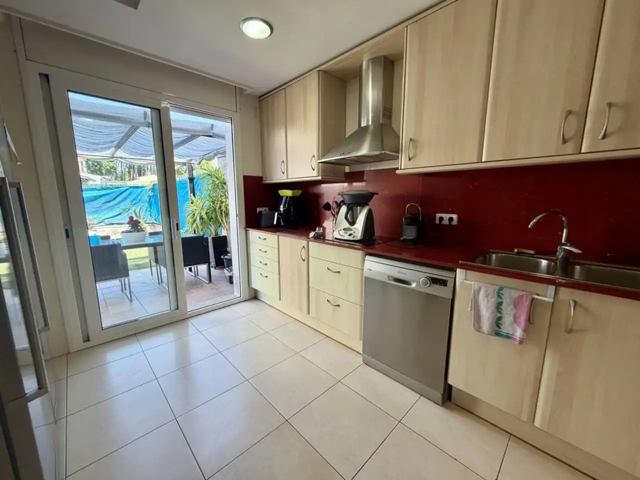 Cocina de Casa adosada en venta en Vidreres con Calefacción, Jardín privado y Terraza
