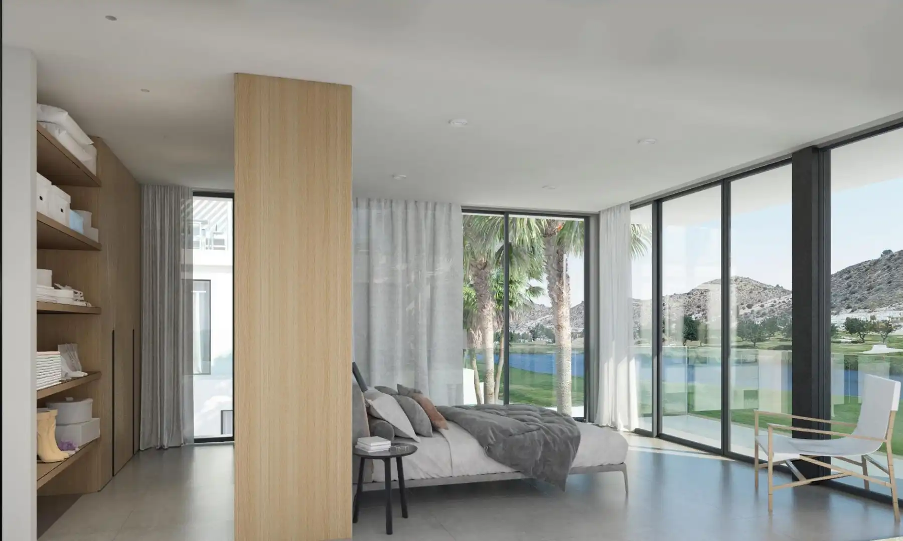 Dormitori de Casa o xalet en venda en Monforte del Cid amb Aire condicionat, Jardí privat i Terrassa