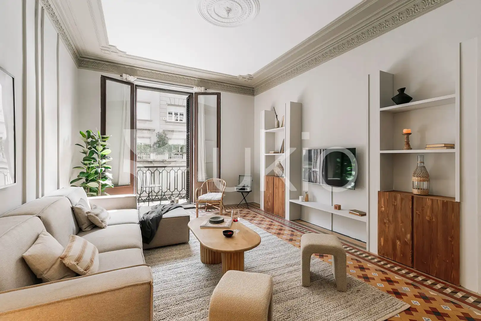 Apartment with terrace to rent in Carrer de la Diputació