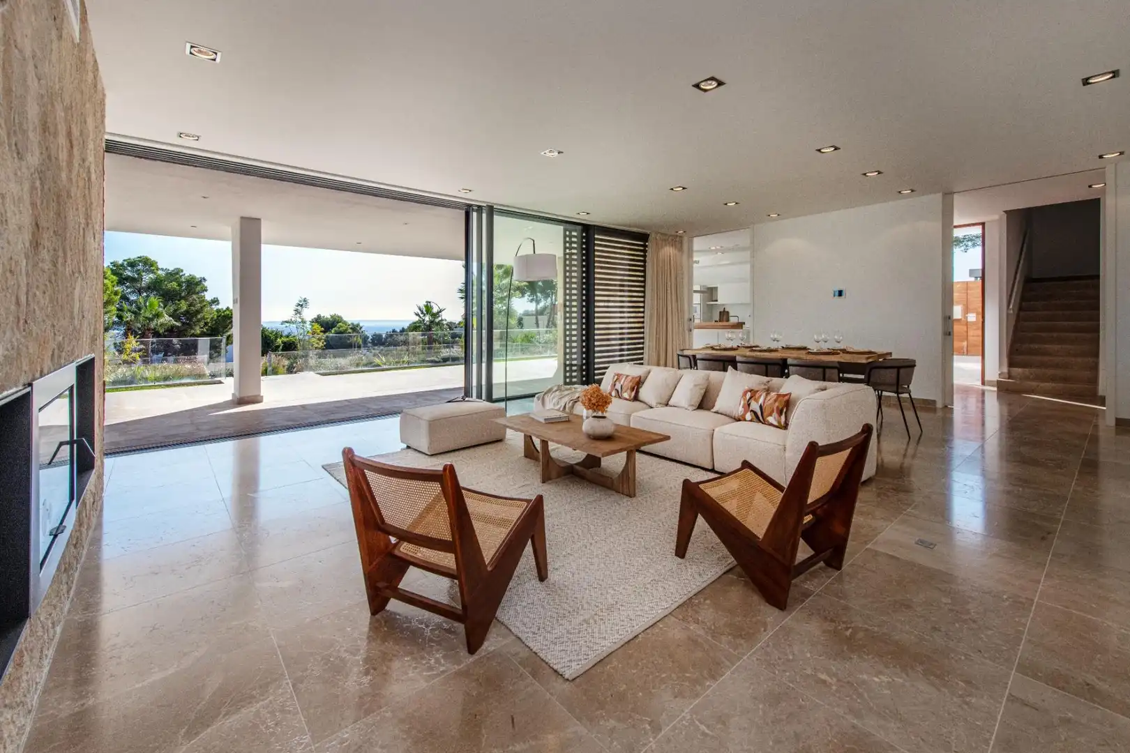 Living room of Houses for sale in Calvià  with Air Conditioner, Private garden and Terrace