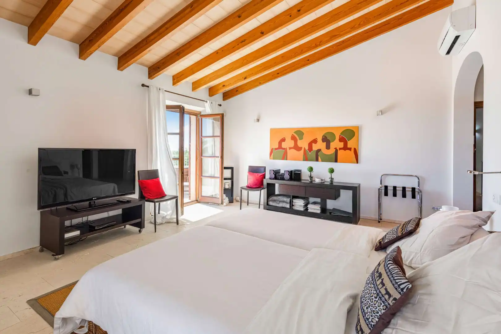 Sala d'estar de Finca rústica en venda en Felanitx amb Aire condicionat, Calefacció i Terrassa
