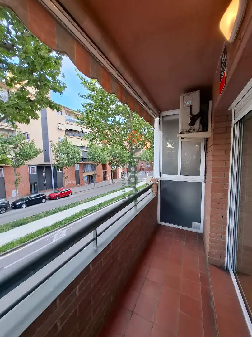Balcony of Flat for sale in Mollet del Vallès  with Air Conditioner, Heating and Parquet flooring