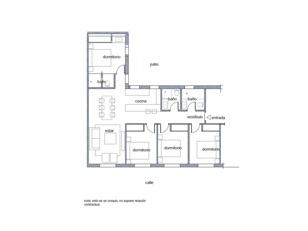 Apartamento de alquiler en Madrid con Aire acondicionado, Calefacción y Amueblado