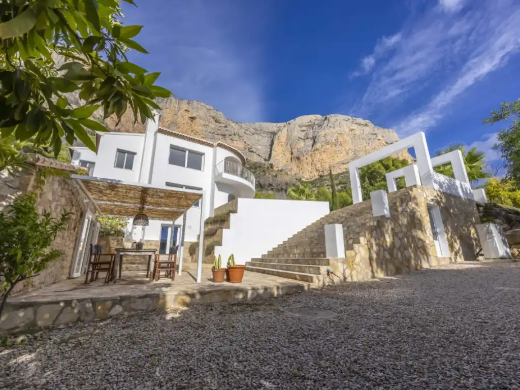 Exterior view of Houses for sale in Jávea / Xàbia  with Air Conditioner, Terrace and Swimming Pool