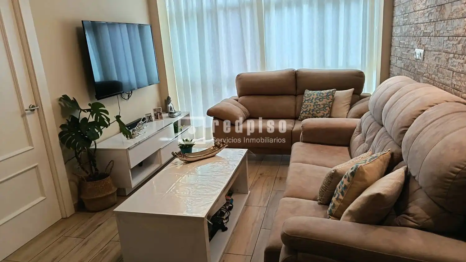 Living room of Flat for rent in Málaga  with Furnished