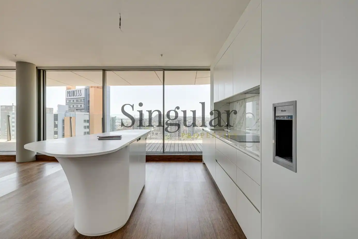 Kitchen of Duplexes for sale in Barcelona  with Heating, Parquet flooring and Terrace