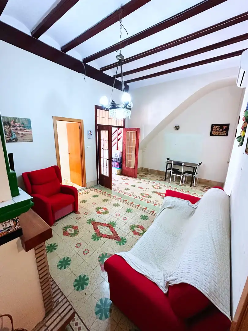 Sala de estar de Casa o chalet en venta en Polinyà de Xúquer con Aire acondicionado, Terraza y Trastero