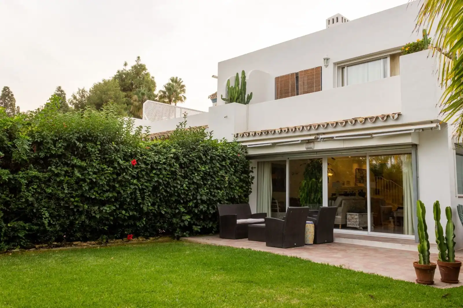 Jardí de Casa adosada en venda en Marbella amb Aire condicionat, Jardí privat i Moblat