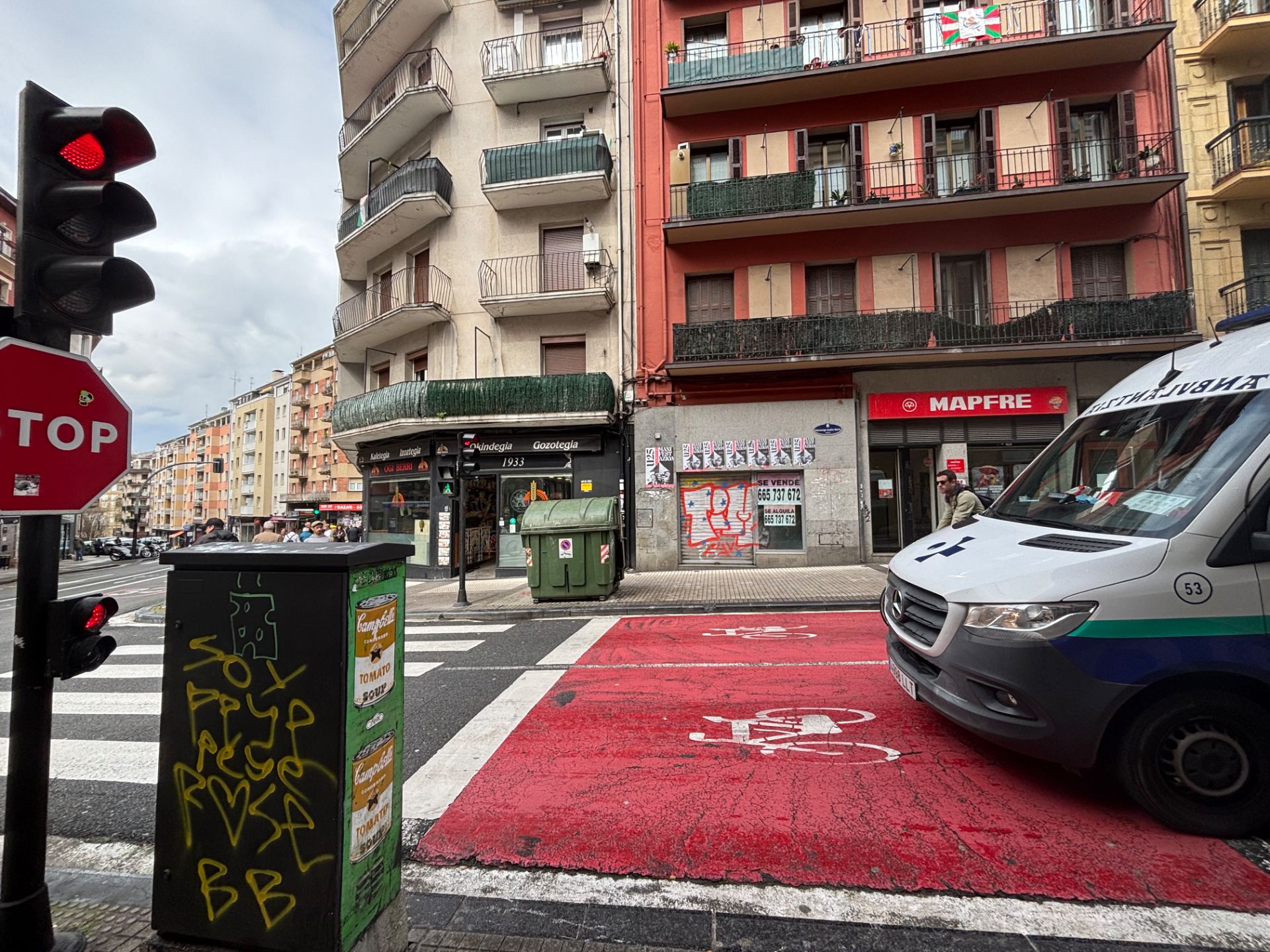 Exterior view of Premises for sale in Donostia - San Sebastián   with Air Conditioner